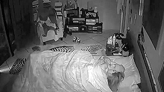 Spy Ipcam Captures American Grandpa Fucking A Cute Blonde Girl Hard