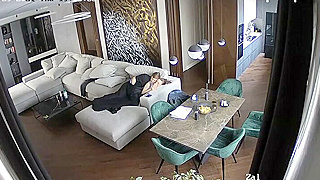 Spying On Horny Rich Mature British Couple Fucking Wildly On The Couch