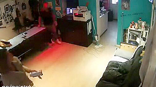 Spy Ipcam Catches Horny French Tattoo Artist Fucking His Sexy Client