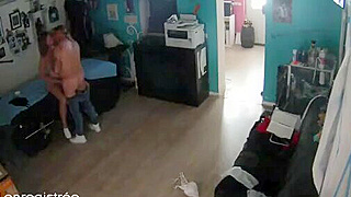 Mature Woman Caught On Spy Ipcam Paying Tattooed Stud With Wild Sex