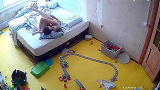 Caught On Hidden Ipcam - Nasty Russian Parents Fucking Hard In Their Bed