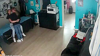 Spy Ipcam Catches European Tattoo Artist Fucking A Hot Woman Hard