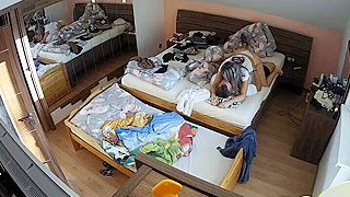 Caught On Hidden Ipcam - European Blonde Milf Ravished To Screaming Orgasm