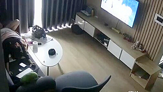 Lucky Ipcam Spies On Japanese Couple Fucking Hard While Watching Hentai