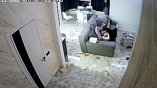 Voyeur Ip Cam Reveals Tiny European Babe Ravaged On Sofa