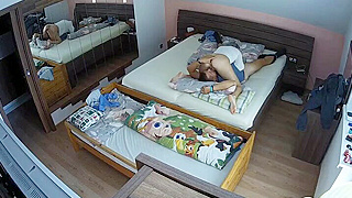 Voyeur Ip Cam Reveals European Man Intensely Licking His Wife's Tight Anus