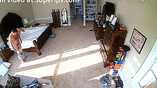 Spy Ipcam Catches American Blonde Granny Fucking Her Horny Husband