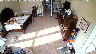Spy Ipcam Catches American Blonde Granny Fucking Her Horny Husband