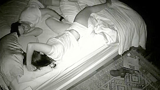 Peeping Ipcam Films French Stud Ravaging His Slumbering Wife