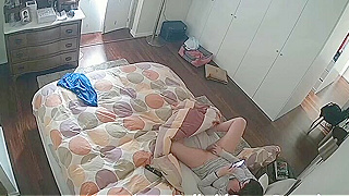 Hidden Spy Ipcam Catches German Mom Masturbating Until She Wets The Bed