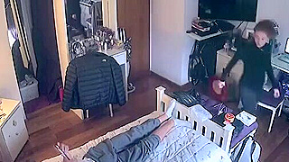 Spy Ipcam Catches Redhead Teen Girl Masturbating To Orgasm In Hidden Footage