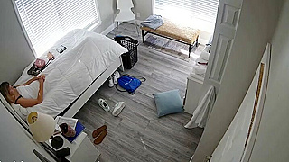 Voyeur Ip Cam Footage - Busty Blonde British Babe Rubs Her Wet Pussy To Explosive Orgasm