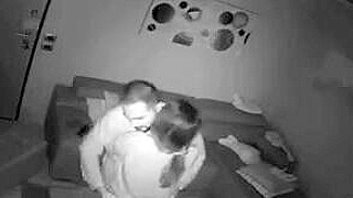 Hidden Spy Ipcam Busted Pregnant Latina Mom Getting Wild Oral Sex
