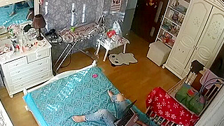 Amateur Spy Cam Catches Russian Teen Masturbating To Porn On Hidden Ipcam