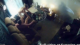 Spy Ipcam Captures British Stud Ravaging His Horny Girlfriend During Netflix Binge