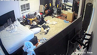 Caught On Spy Cam - Wild American College Couple Fucking Hard In Bed