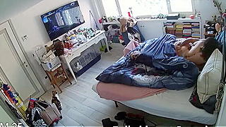 Spy Ipcam Captures French Coed Getting Fucked Hard By Her Boyfriend