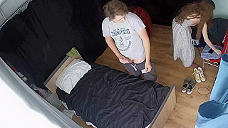 Spy Ipcam Busted Shy German Teen's First-Time Fuck Session