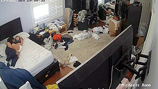 Hidden, Spy Ipcam Catches Hot Teen Forcing Horny Boyfriend Into Rough Sex
