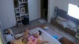 Hidden Spy Ipcam Busted Horny German Mom Getting Fucked While Watching Porn