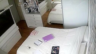 Spy Ipcam Records French College Girl Rubbing Her Wet Pussy In Secret