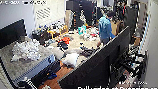 Stepbrother Caught On Hidden Ipcam Shoving Dick In Sister's Face