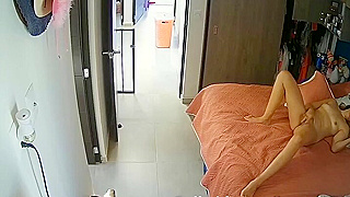 Spy Ipcam Busted Young Italian Girl Masturbating Hard And Naked