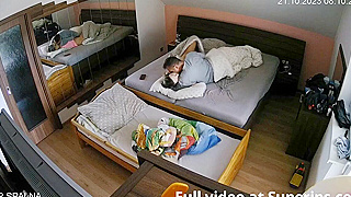 Spy Ipcam Captures Mature Blonde Woman Getting Ravaged While Sleeping