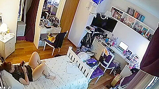 Naughty Redhead Teen's Steamy Solo Session Caught On Hidden Cam