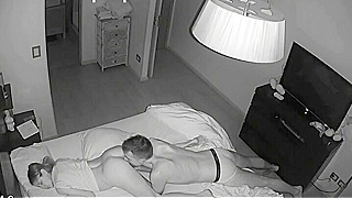 Spy Ipcam Catches French Guy Sneaking And Fucking His Skinny Sleeping Girlfriend