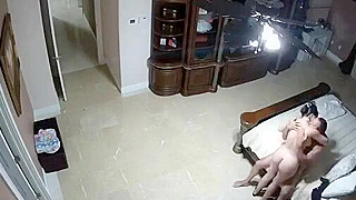 Spying Ipcam Reveals Tattooed Pawg Taking A Brutal Pounding