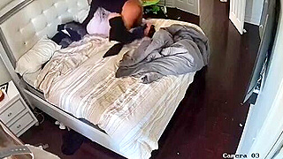Caught On Spy Cam ☆ Naughty Man Roughly Fucks His Helpless Stepsister
