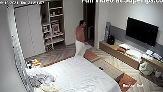 Hidden Cam Catches Naughty German Blonde Milf Fucking While Watching Porn