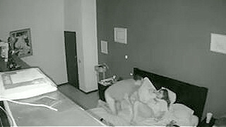 Spying On Busty Milf's Hairy Pussy Getting Pounded By Young Stud