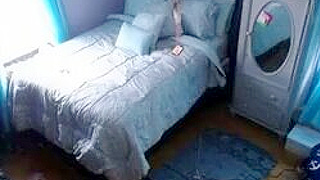 Hidden Ipcam Caught Blonde College Girl Masturbating In Her Underwear