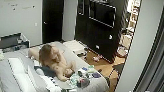 Hidden Spy Ipcam Reveals Italian Lesbians Fucking Hard On Their Bed