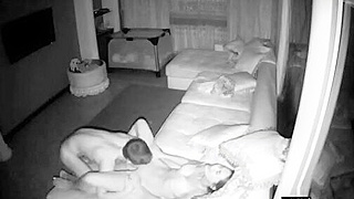 Hidden Spy Ipcam Catches Horny German Teen Parents Fucking Hard On The Couch