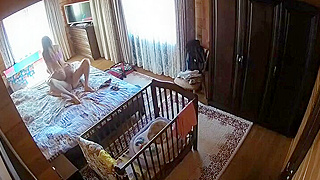 Spy Ipcam Captures German Couple's Steamy Vacation Cabin Fuck Fest