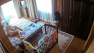 Spy Ipcam Captures German Couple's Steamy Vacation Cabin Fuck Fest