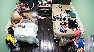 Spy Ipcam Caught Naughty Young Stud Fucking His Busty Stepmom Hard