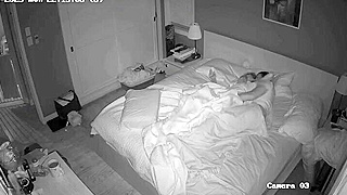 Spying On A British Couple's Wild And Hard Fucking In Their Bed