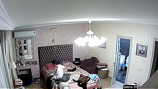 Hidden Spy Ipcam Catches Busty Teen's Steamy Self-Pleasure Session