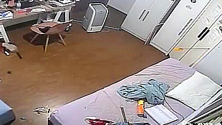 Voyeur Ip Cam ☆ Sexy European Teen Strips And Changes Clothes