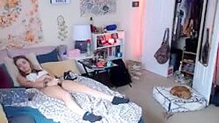 Caught On Spy Cam ☆ Skinny Teenager Provoking Mind-Blowing Orgasms