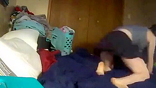 Sexy British Babe Caught On Spy Cam Masturbating Sensually On Her Bed