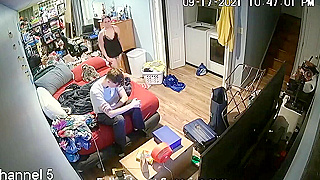 Spy Ipcam Catches American College Students Fucking Hard On Their Bed