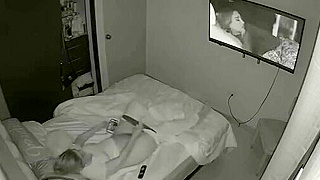 Spy Ipcam Catches European Milf Masturbating To Porn In Steamy Secret