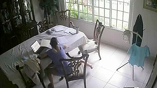 Voyeur Ip Cam Reveals Skinny French Teen Pleasuring Herself On Chair