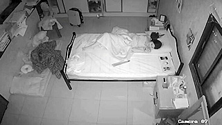 Spying On A Nasty Young Chick Finger-Fucking Herself Senseless