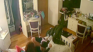 Spy Ipcam Catches British Redhead Teen's Hard Masturbation Session
